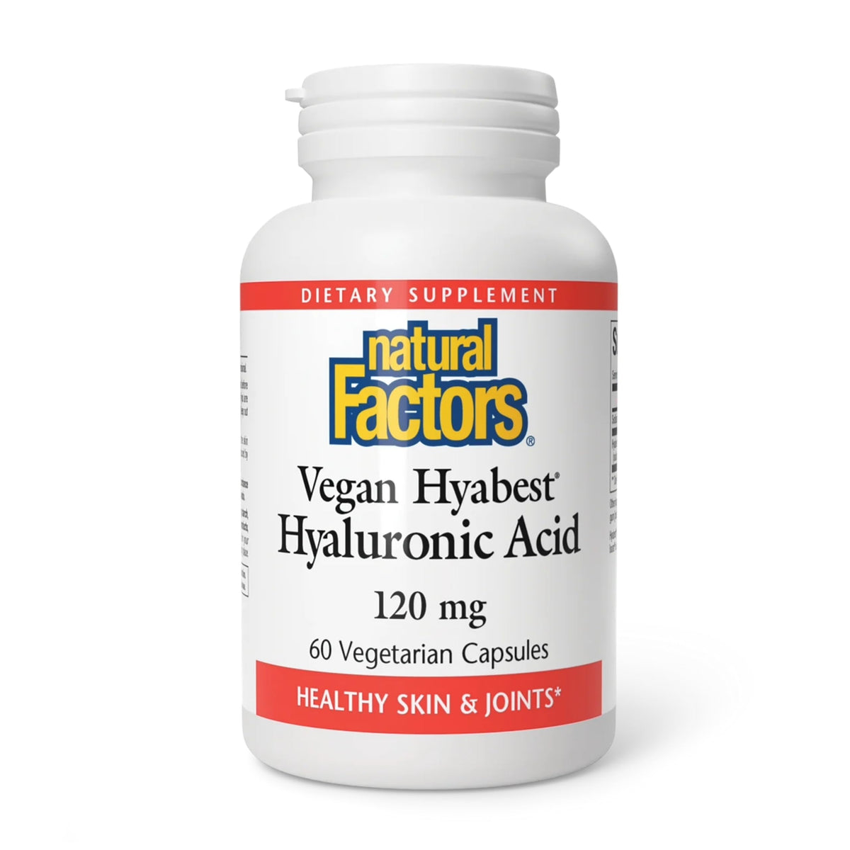 Natural Factors Hyabest hialuronico capsulas vegetarianas para hidratacion de la piel