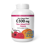 Natural Factors, botella con wafers de vitamina C para niños, sabor frutal