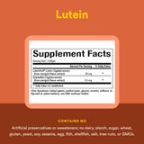 Natural Factors Luteína 20 mg - envase de producto certificado orgánico