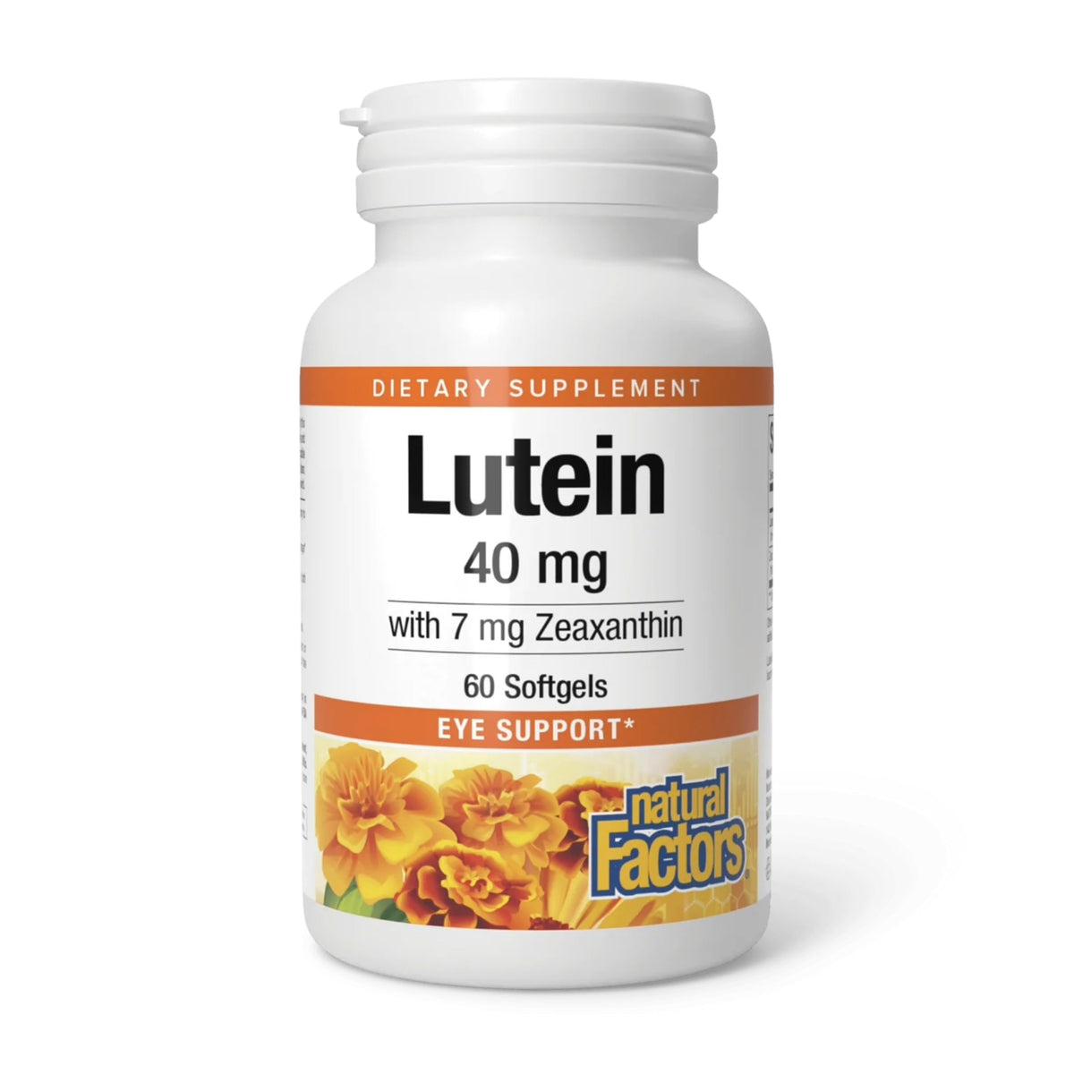 Natural Factors Luteína 40 mg cápsulas: apoyo nutricional para ojos sanos
