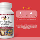 Natural Factors MacaRich cápsulas maca gelatinizada para mejor digestión y biodisponibilidad