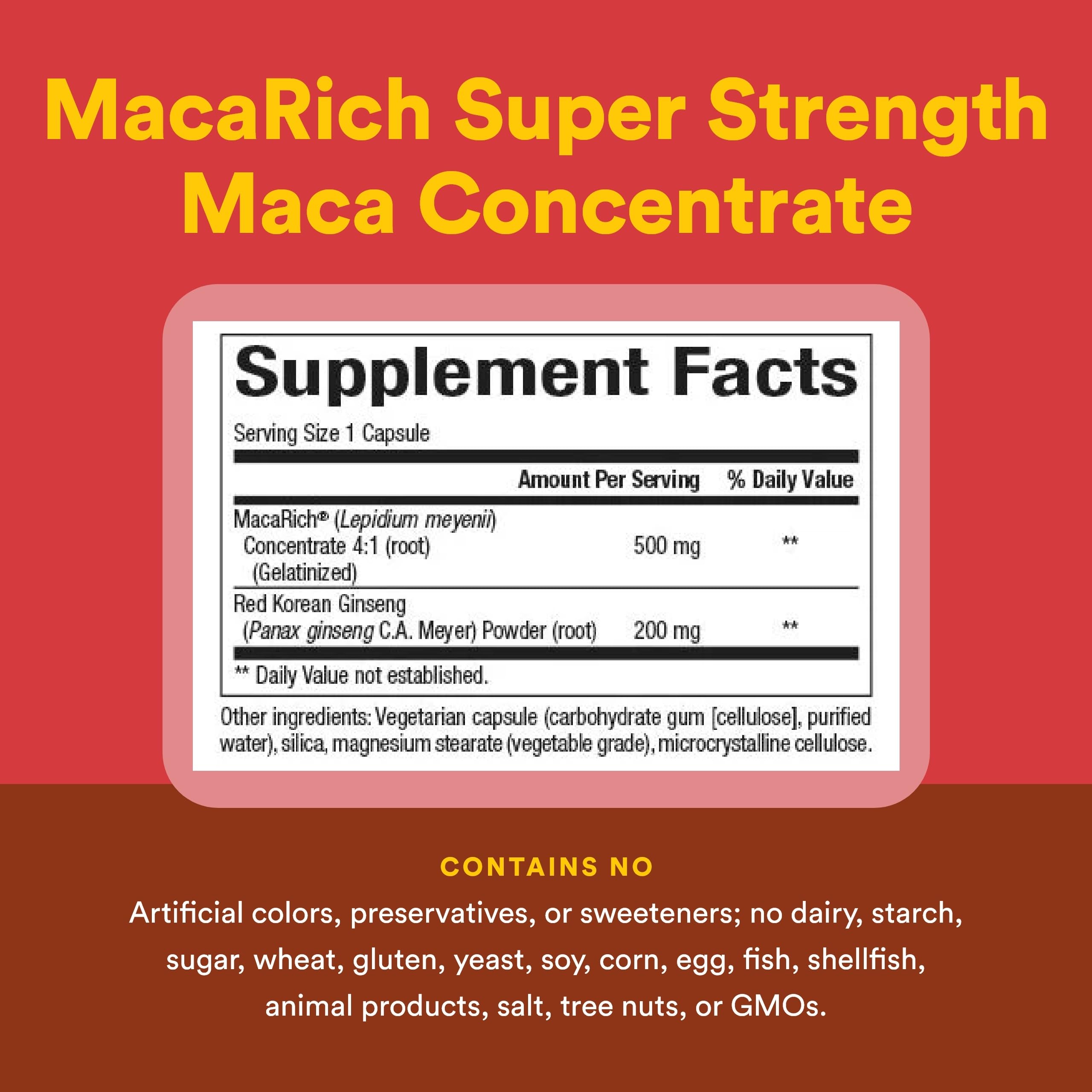 Natural Factors MacaRich extracto gelatinizado aporta energía y resistencia de forma natural