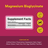 Natural Factors magnesio bisglicinato, etiqueta frontal clara con información útil.