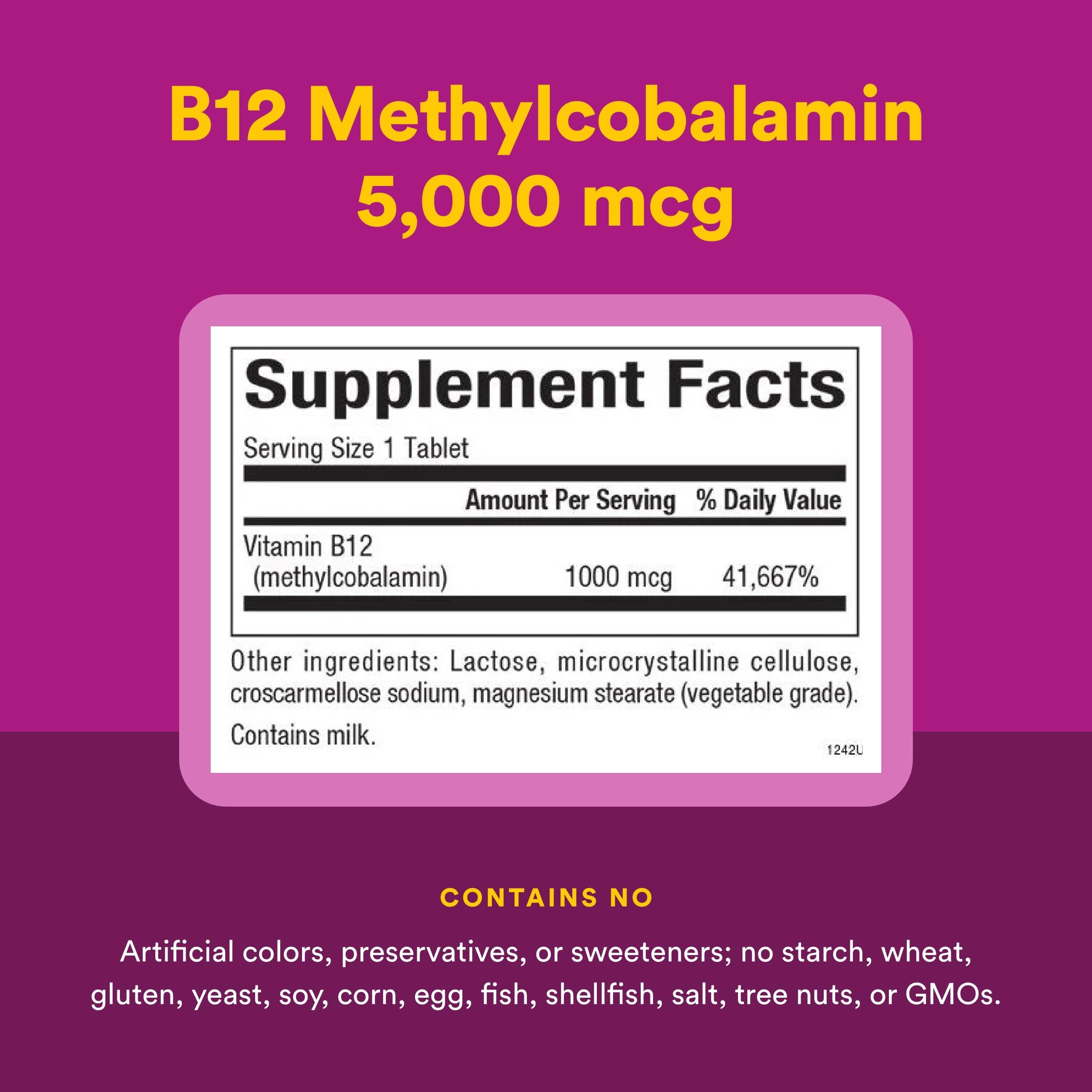 Natural Factors Metilcobalamina 1000 mcg: envase práctico y claro.