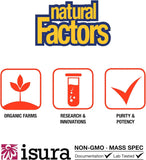Natural Factors MSM: frasco de 180 cápsulas para conveniencia diaria