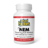 Natural Factors NEM cápsulas de 60, apoyo diario para movilidad articular.