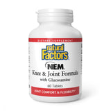 Natural Factors NEM Knee & Joint cápsula para movilidad diaria.