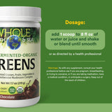 Natural Factors Organic Greens bote de 30 porciones para consumo regular