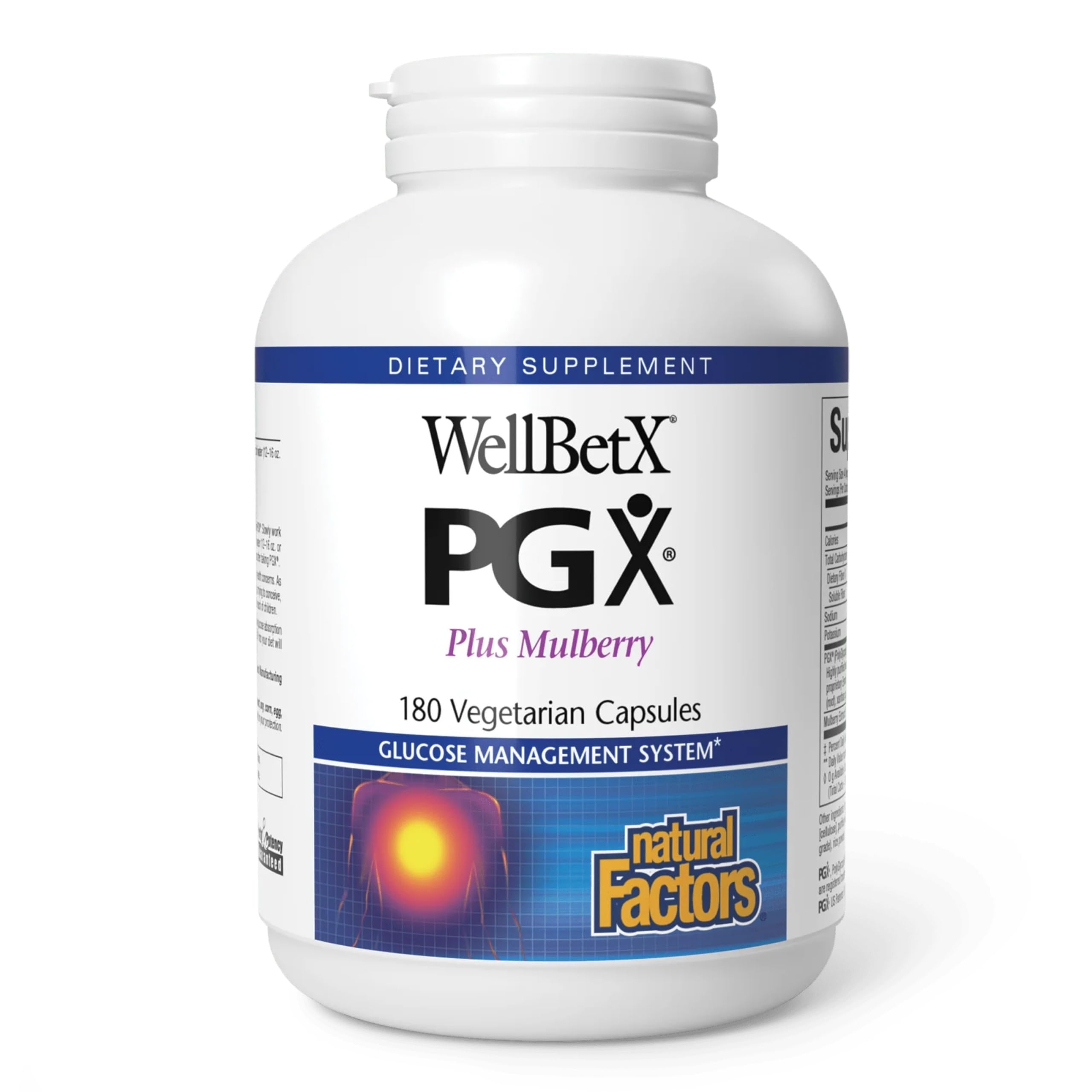 Natural Factors PGX Ultra Matrix en bote, apoyo a la saciedad y control del apetito.
