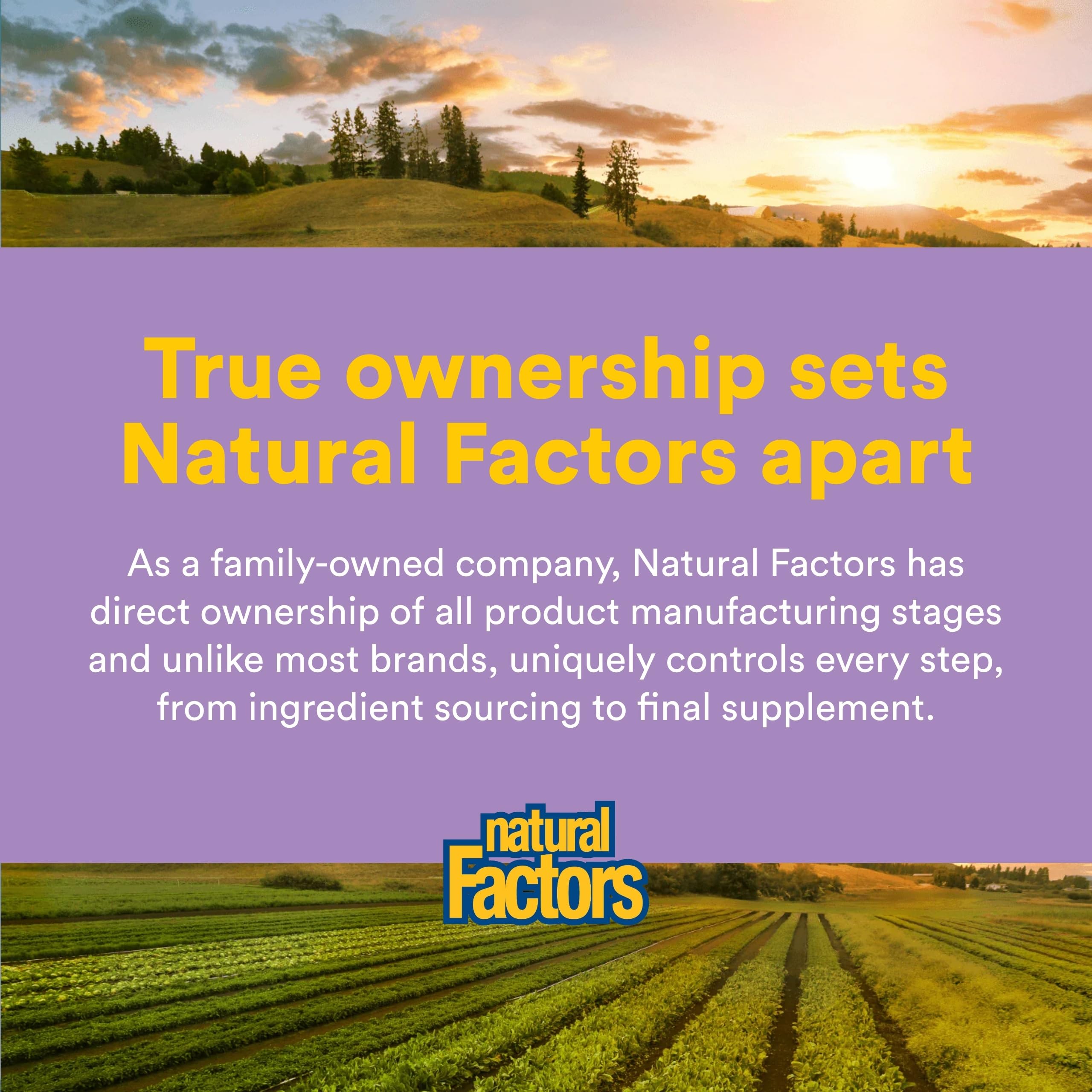 Natural Factors Pharma GABA: ingredientes naturales para bienestar general.