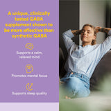 Tabletas masticables Pharma GABA de Natural Factors ofrecen claridad mental rápida y enfoque.