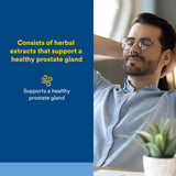 Natural Factors Prostate Health: etiqueta clara y legible con información de dosis y beneficios