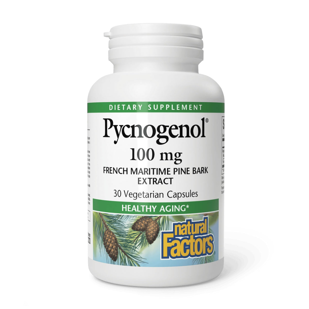 Natural Factors Pycnogenol 100 mg cápsulas, soporte antioxidante diario