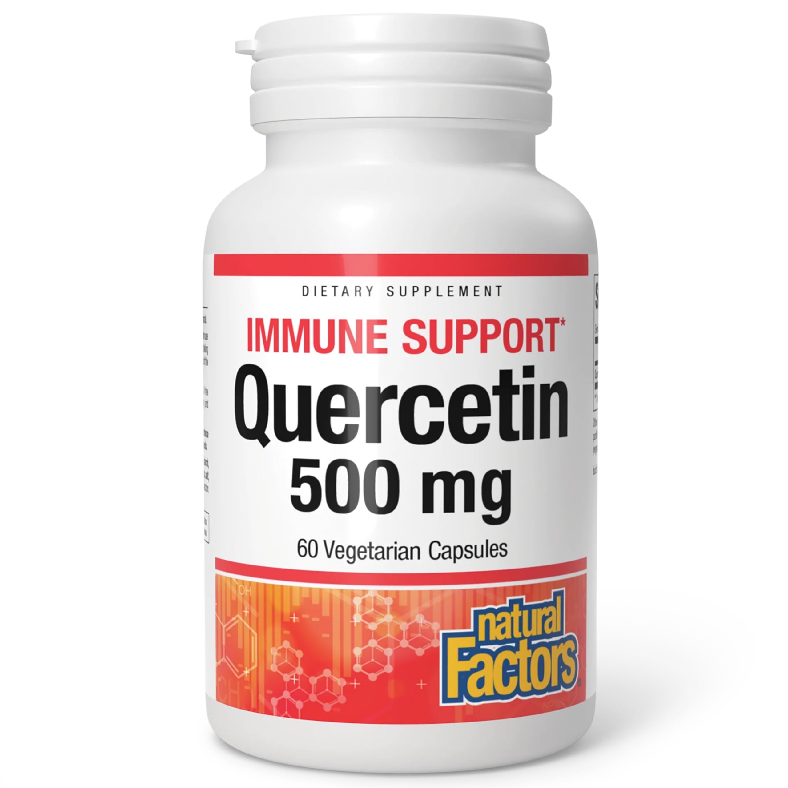 Natural Factors Quercetina, cápsulas en frasco para apoyo al sistema inmune