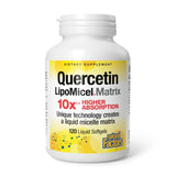 Natural Factors Quercetina Lipomicel Matrix botella frontal para apoyo antioxidante potencial