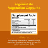 Natural Factors RegenerLife: magnesio y creatina para rendimiento diario.