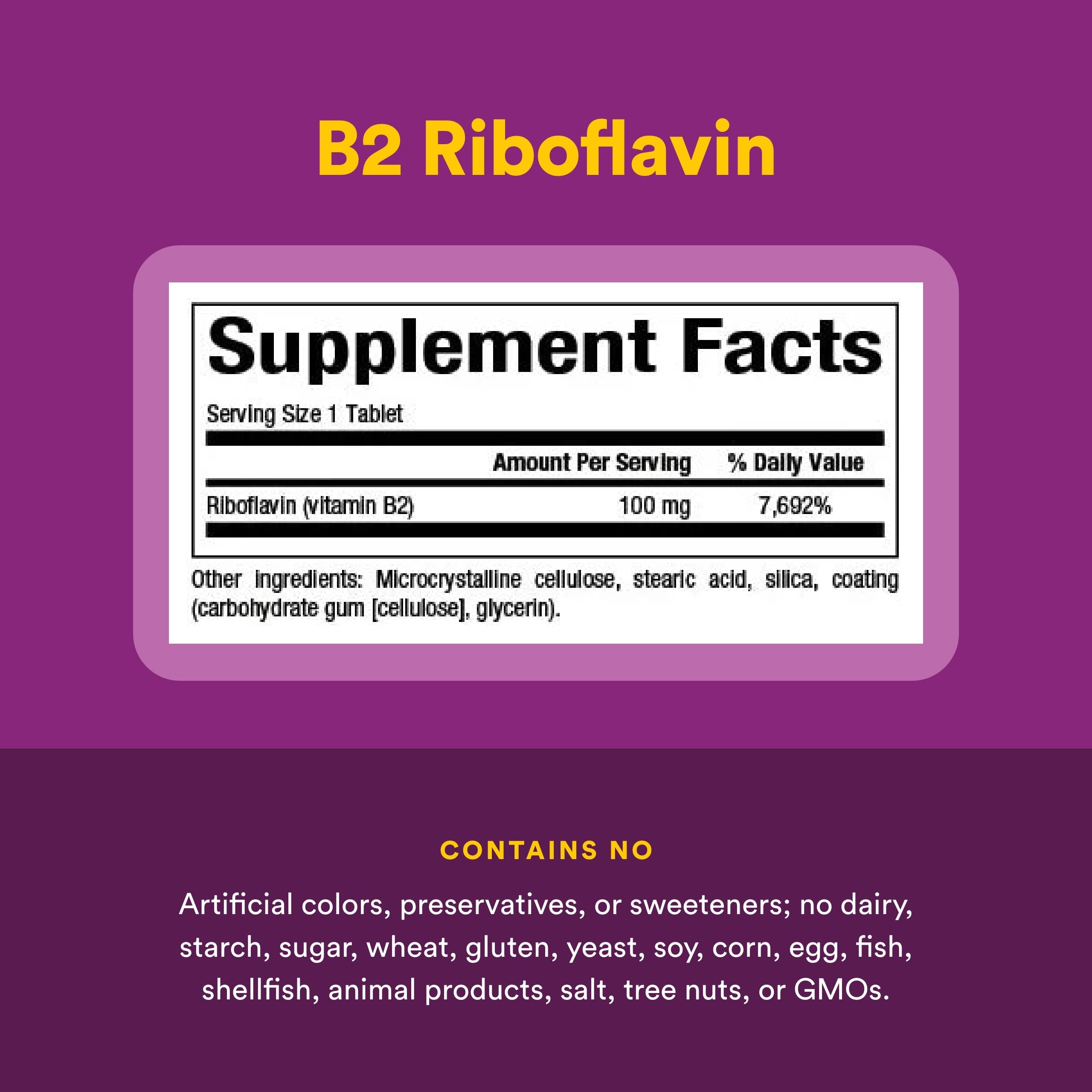 Natural Factors Riboflavina apoyo a piel, cabello y mucosas