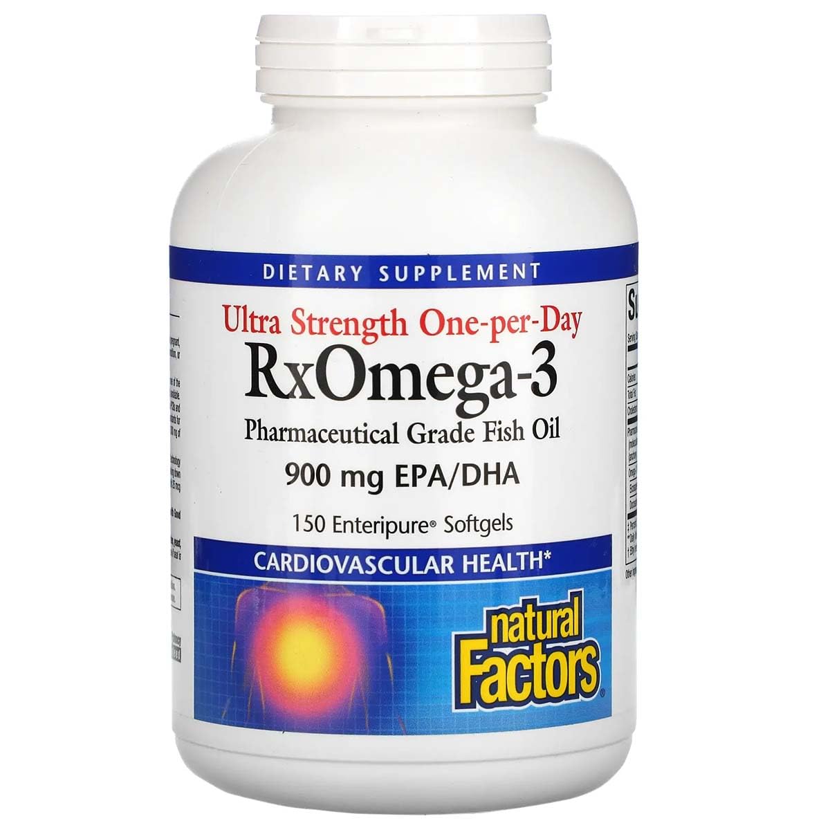 RxOmega-3 cápsulas: DHA alto para soportar funciones cognitivas diarias.
