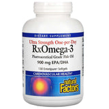 RxOmega-3 cápsulas: DHA alto para soportar funciones cognitivas diarias.