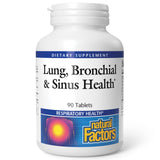 Natural Factors salud pulmonar en botella para uso diario.