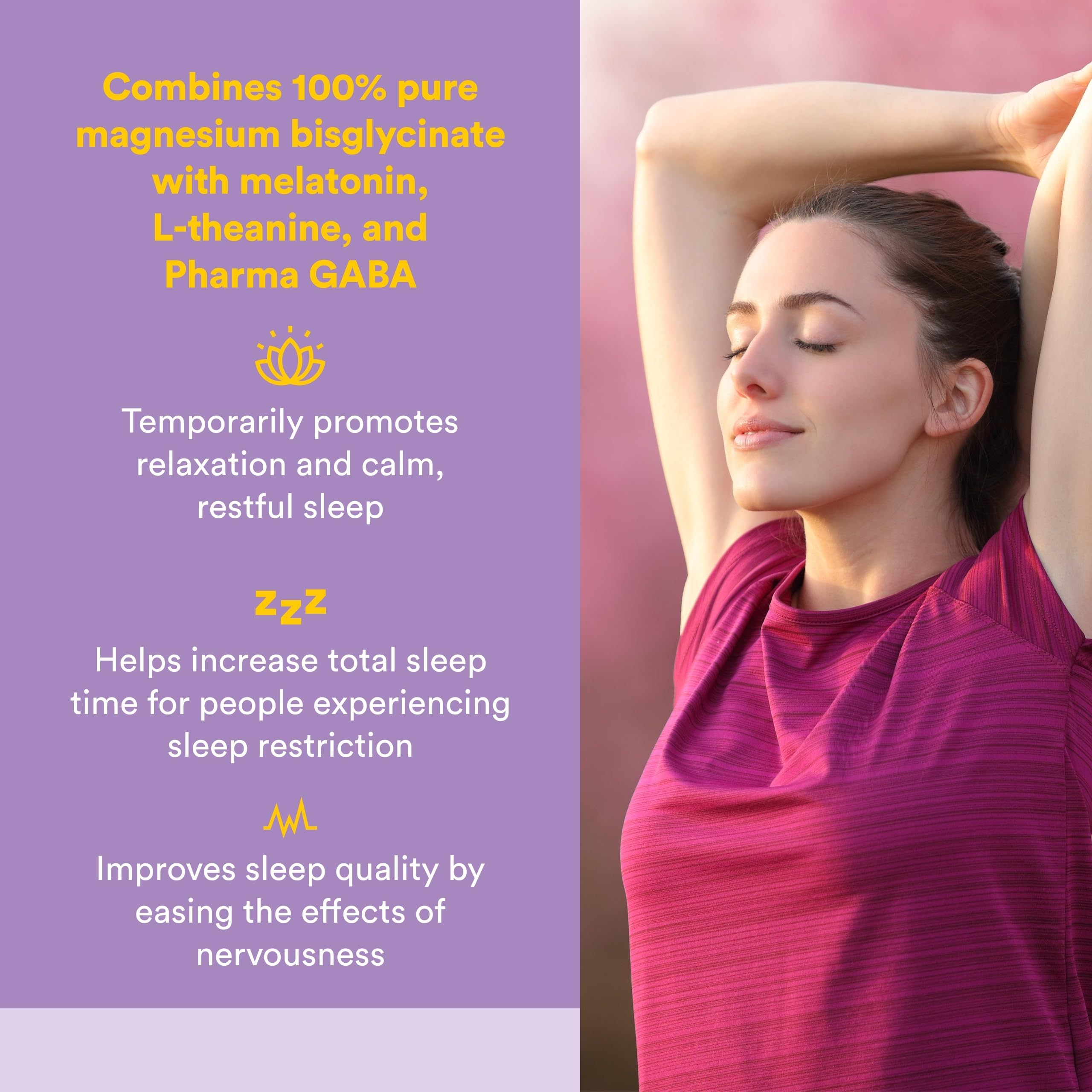 Natural Factors Stress-Relax, cucharita medidora para dosis cómodas antes de dormir.