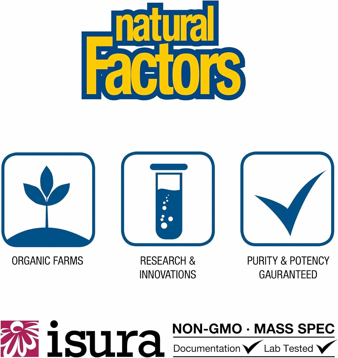 Natural Factors envase de 45 tabletas: cómodo para llevar.