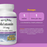 Tabletas masticables Stress-Relax de Natural Factors en primer plano