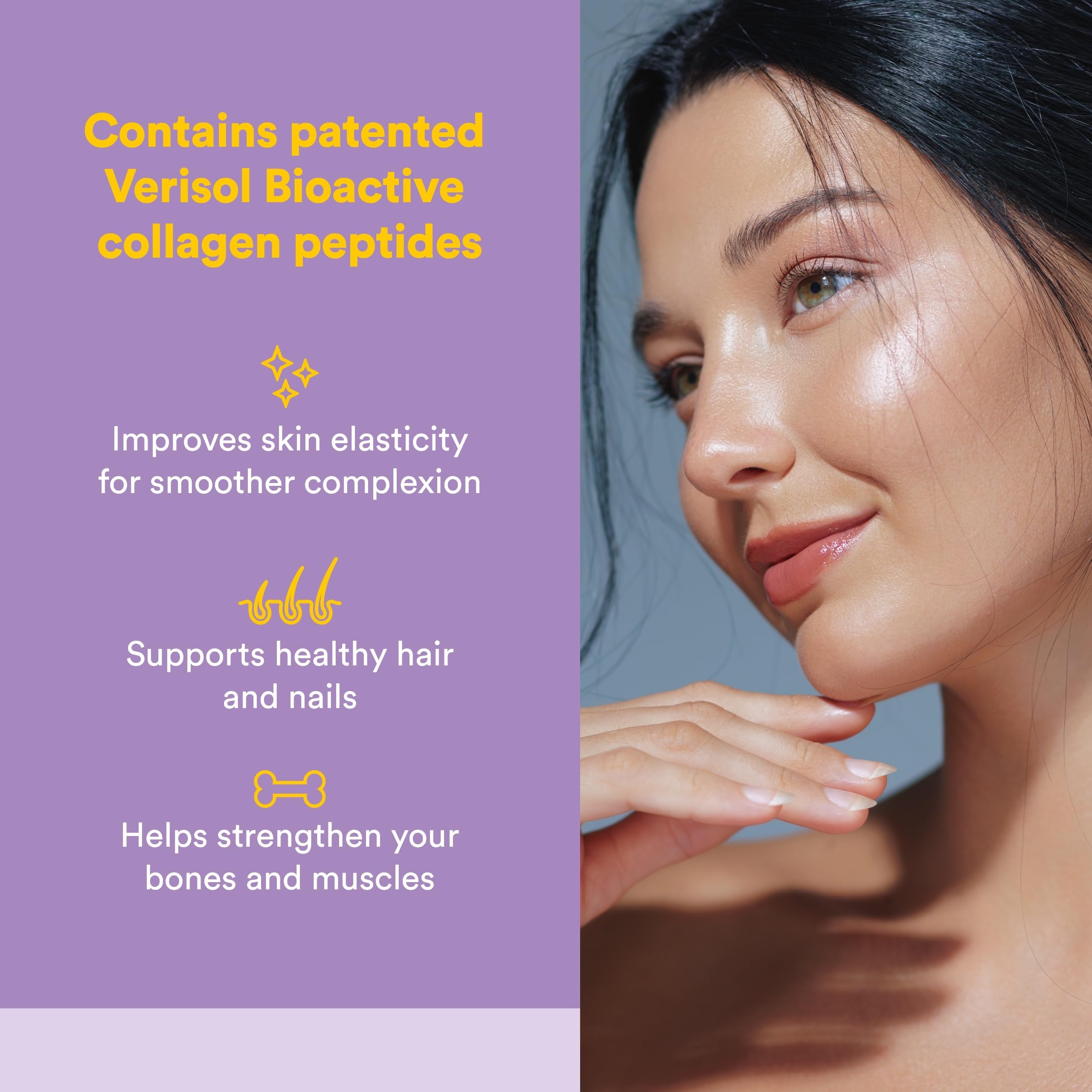 Natural Factors Total Body Collagen, polvo bioactivo para piel y articulaciones saludables