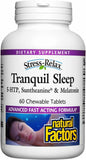 Natural Factors Tranquil Sleep: tabletas masticables para dormir mejor.