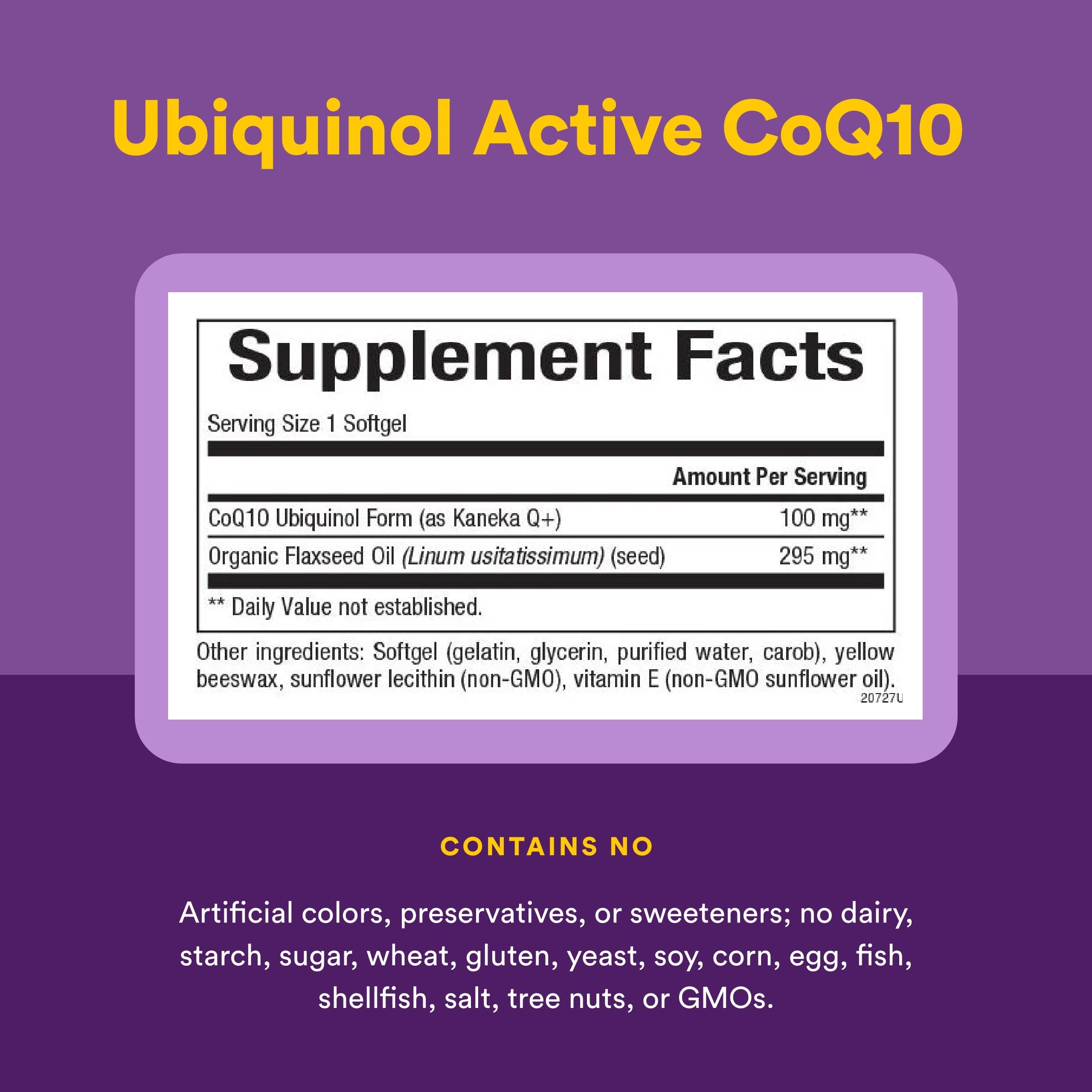 Natural Factors Ubiquinol 100 mg - envase práctico para uso diario.