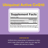 Natural Factors Ubiquinol 200 mg, aceite de linaza orgánico, mejora biodisponibilidad.