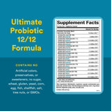Natural Factors Ultimate Probiotic 12/12: etiqueta frontal destaca calidad y composición.