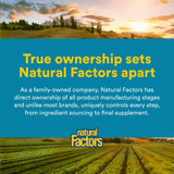 Natural Factors Ultimate Probiotic 12/12: mezcla de bifidobacterias y lactobacilos para equilibrio microbiano.