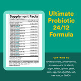Natural Factors Ultimate Probiotic 24/12 - etiqueta frontal con información clave.
