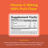 Natural Factors Vitamina C para niños con sabor naranja, textura atractiva