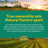 Natural Factors Vitamina C 500 mg: fórmula libre de alérgenos para niños sensibles.