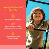 Natural Factors Vitamina C: botella con etiqueta que resalta 500 mg para inmunidad.