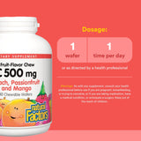 Natural Factors Vitamina C: detalle de ingredientes cítricos y bioflavonoides para apoyo antioxidante.