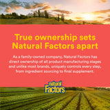 Natural Factors Vitamina C: apto para veganos y no-GMO.