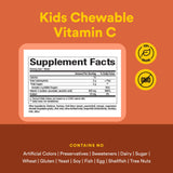 Natural Factors Vitamina C para niños, ingredientes cítricos y bioflavonoides