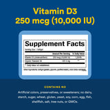 Natural Factors Vitamina D3 10000IU: enfoque en el sistema inmune diario.