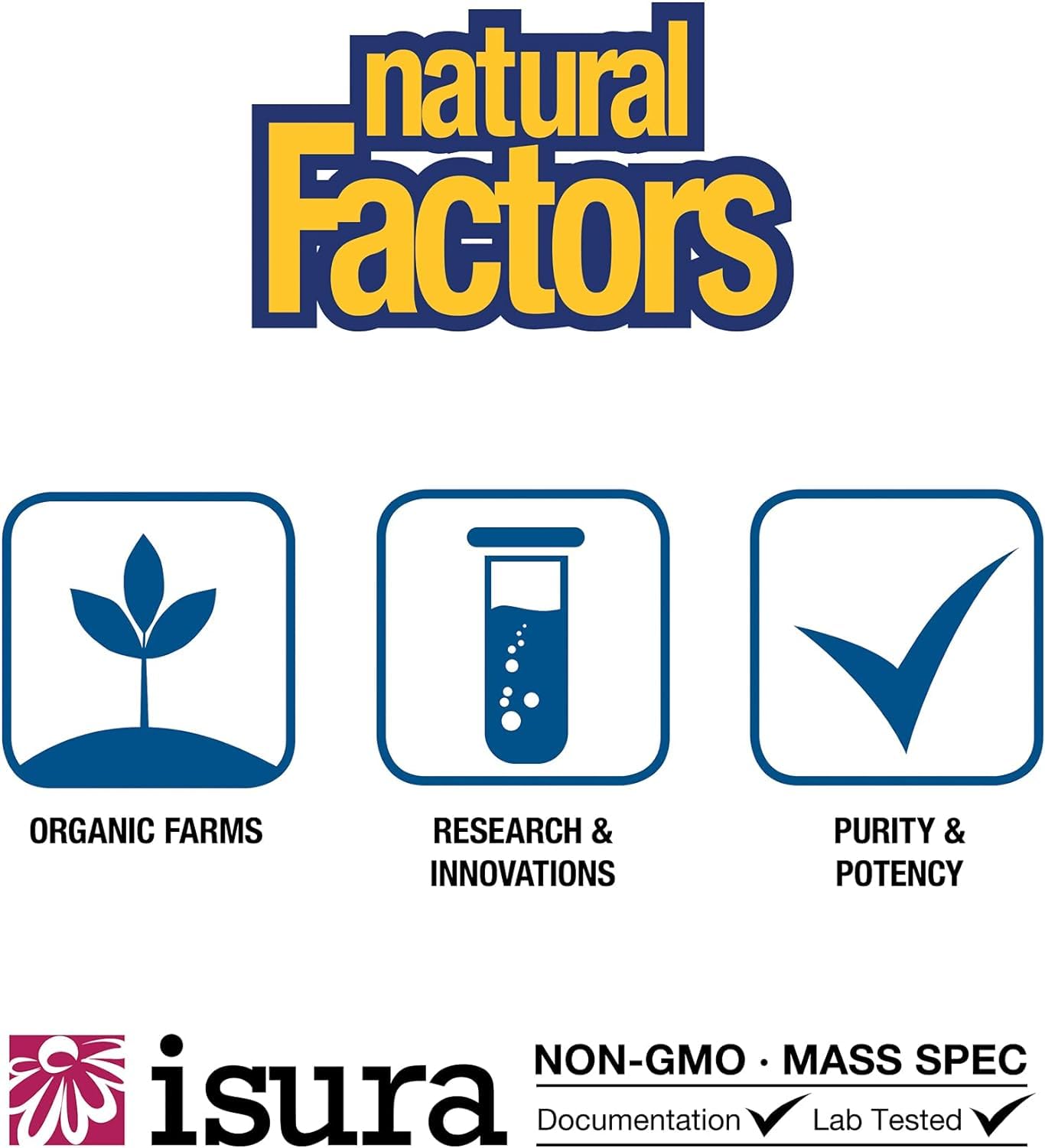 Natural Factors vitamina D3 2000 UI uso diario en la botella
