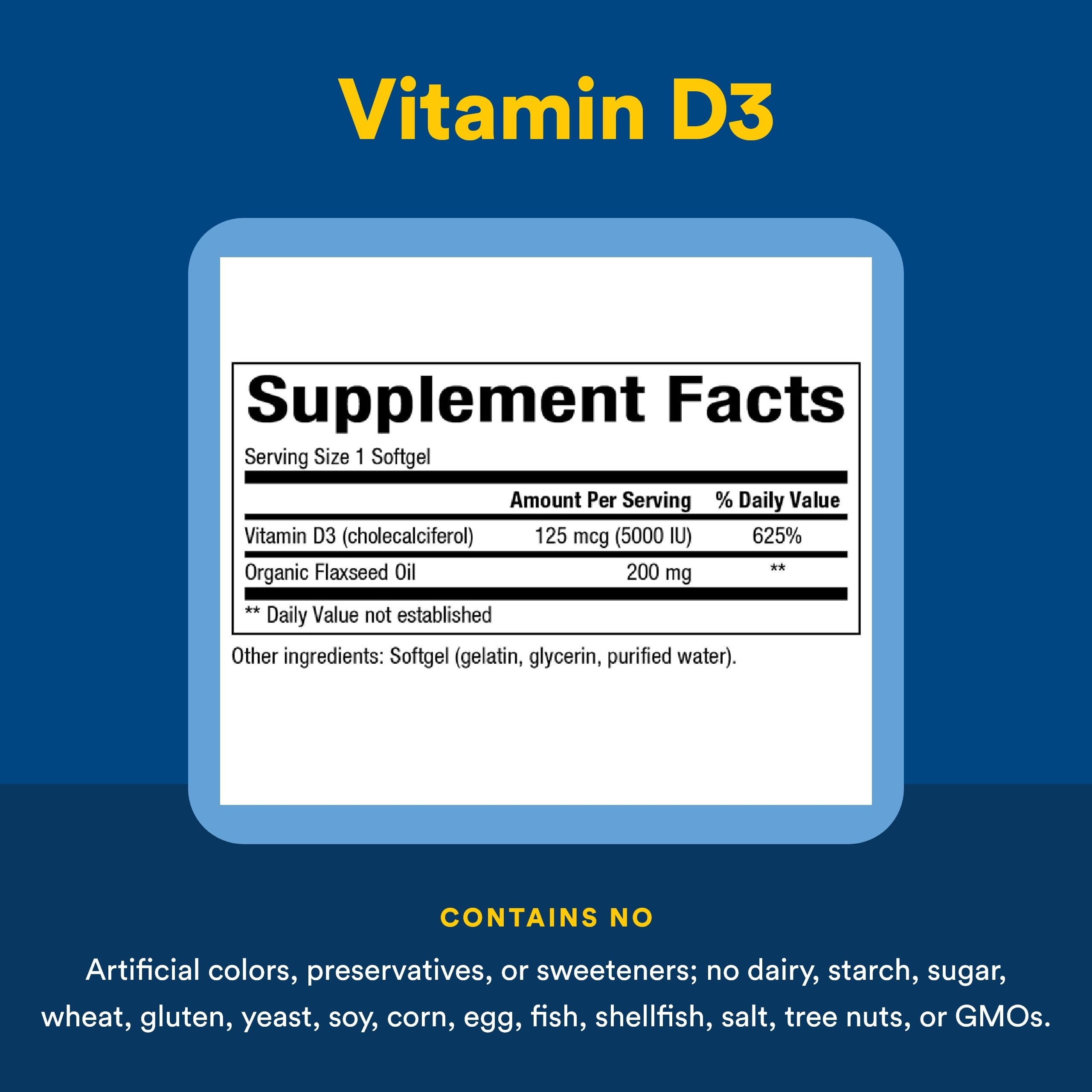 Natural Factors Vitamina D3, apoyo para huesos y dientes fuertes.