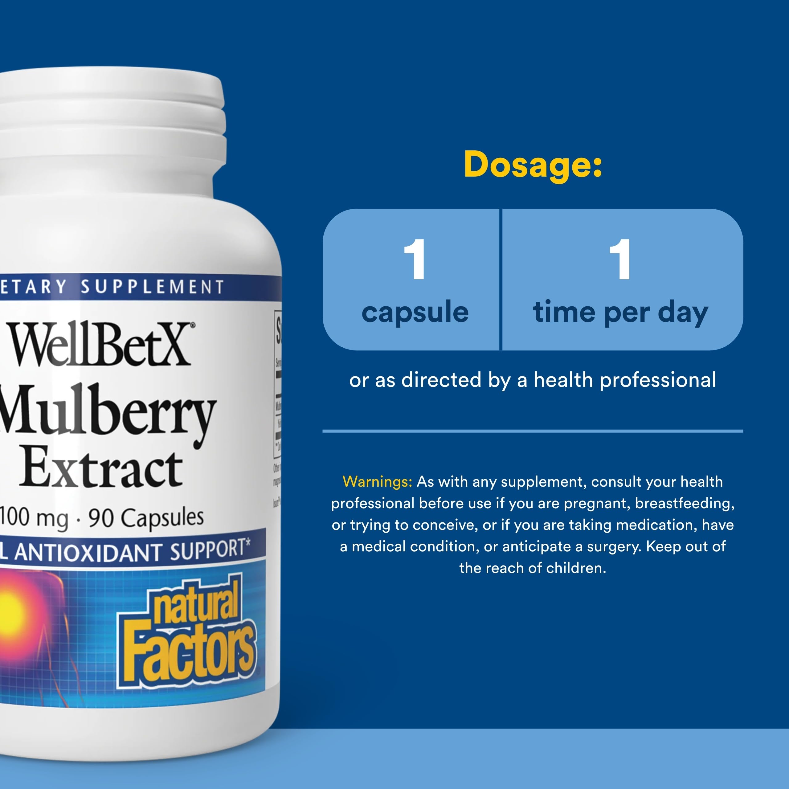 Apoyo antioxidante herbal con moranoline para un estilo de vida activo.