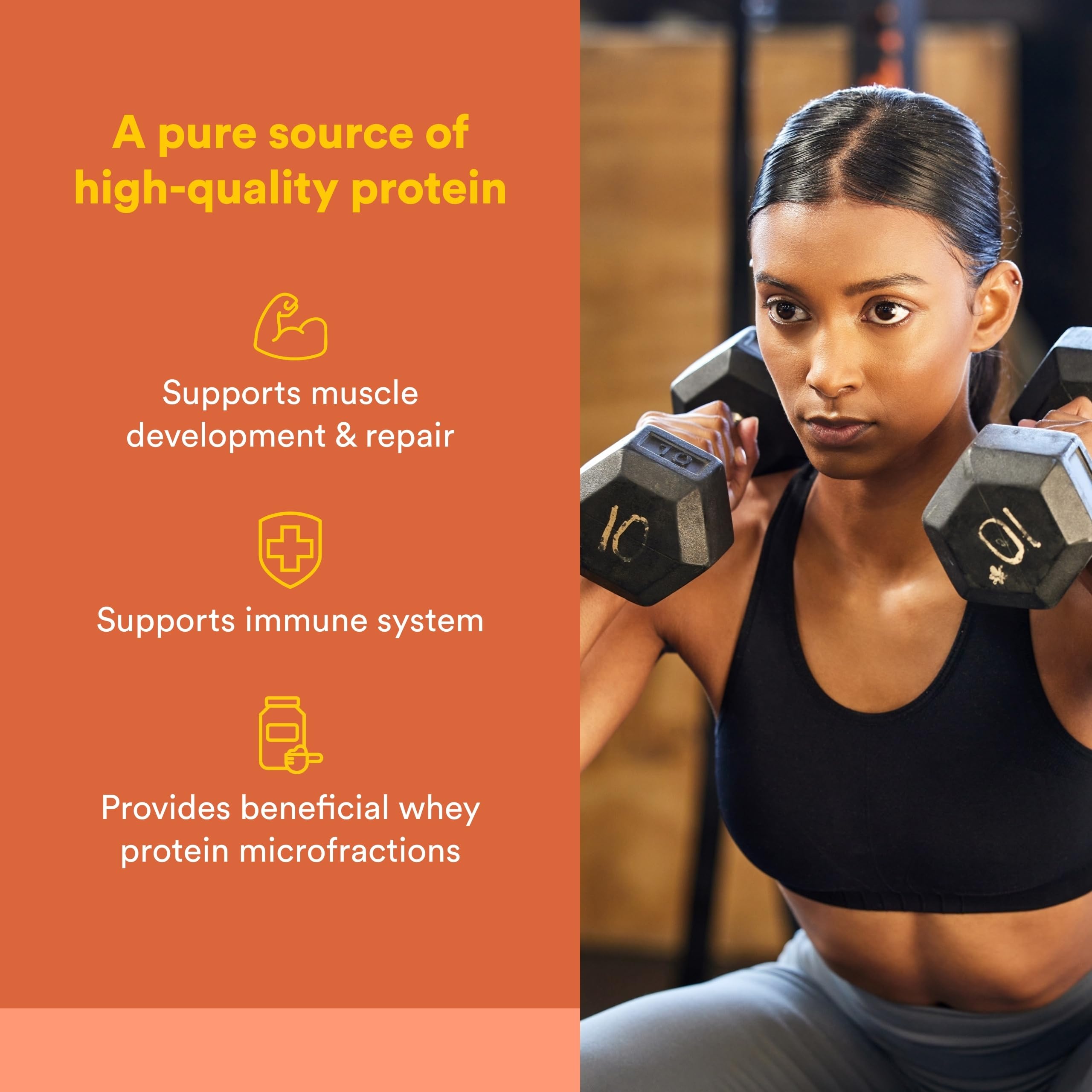 Natural Factors Whey Factors, taza-mezcla: mezcla fácil para entrenamientos diarios.