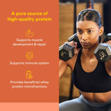Natural Factors Whey Factors, taza-mezcla: mezcla fácil para entrenamientos diarios.