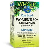 Natural Factors Whole Earth & Sea Mujer 50+ en botella para uso diario cómodo