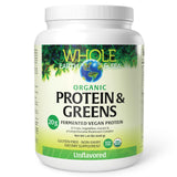 Natural Factors Whole Earth & Sea proteina vegetal sin sabor para batidos diarios