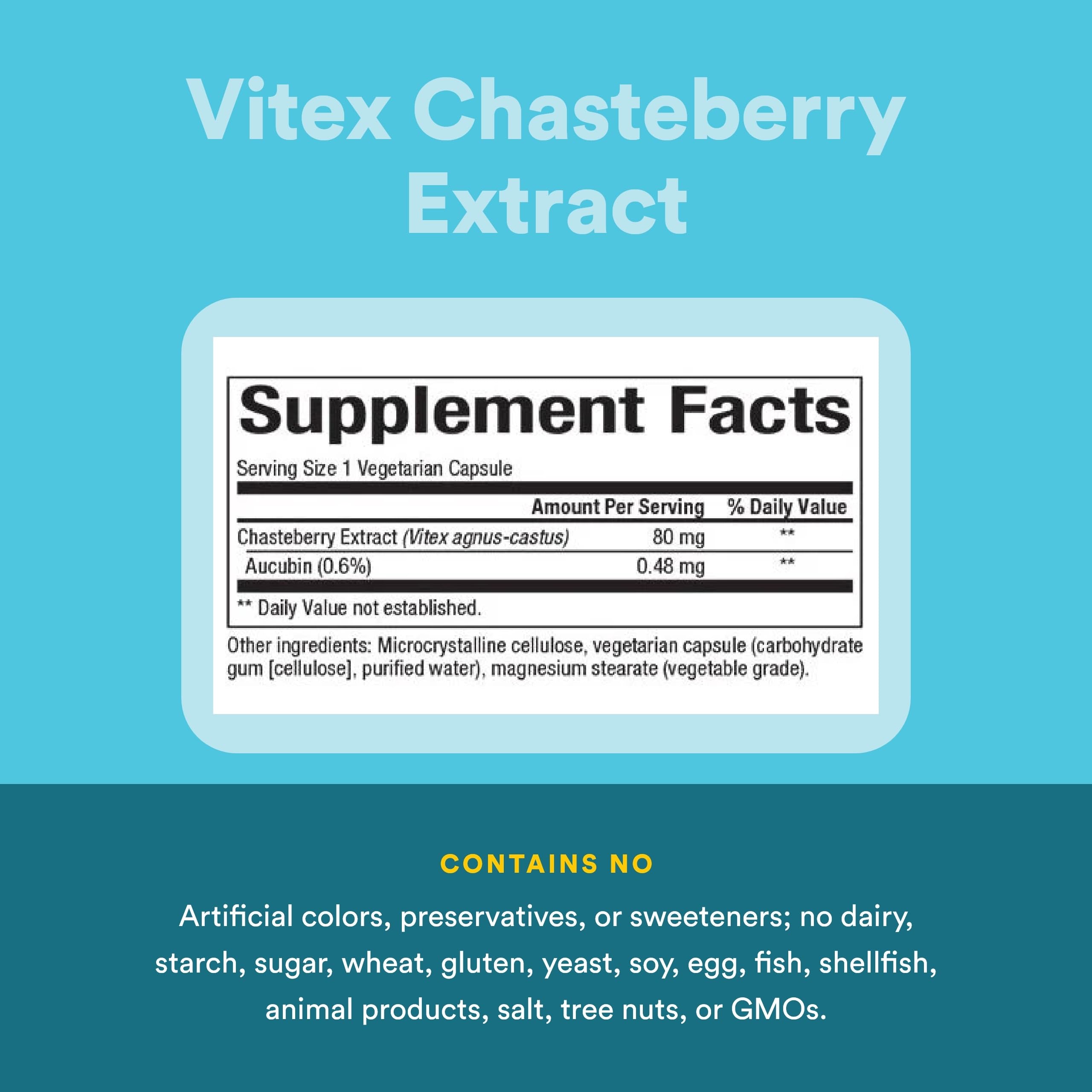 Natural Factors WomenSense Vitex, proceso de extracción y encapsulación propio para pureza.