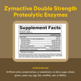 Natural Factors Zymactive Doble Fuerza, tableta recubierta para la digestión.